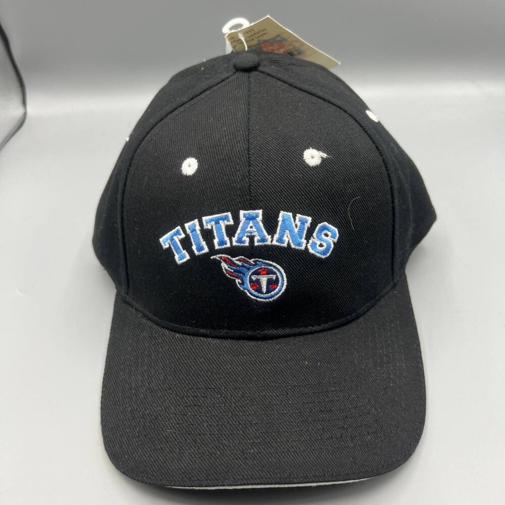 Vintage Tennessee Titans Hat Men Black Game‎ Day NFL Strap Back Cap New